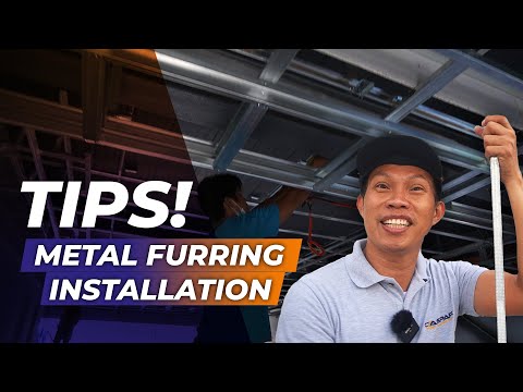 [S1.Ep.11] HOW TO Install Metal Furring Ceiling