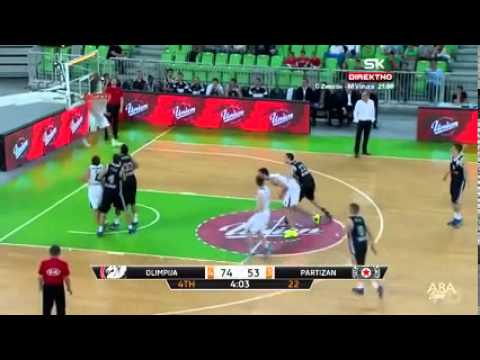Blaž Mahkovic Najbolji kos (Olimpija - Partizan 87:58)