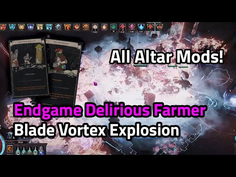 Blade Vortex 80%+ Deli Farmer Build Overview - Fullscreen EXPLOSIONS! - Path of Exile 3.20