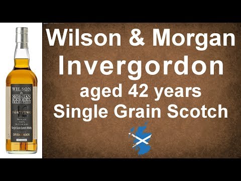 Wilson & Morgan 42 year old Invergordon 1973-2016 Single Grain Whisky Review #290 from WhiskyJason