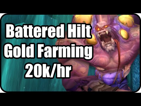 WoW Gold Farming Patch 6.2.4: Pit of Saron Gold Making, Battered Hilt Farming spot - WoD Gold Guide