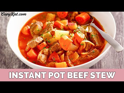 Instant Pot Beef Stew