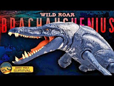 Mattel Jurassic World Survival Wild Roar Brachauchenius Review!!!