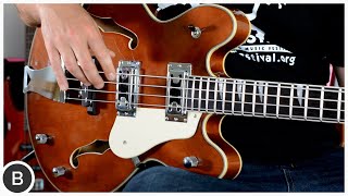Video thumbnail for Affordable Semi-Hollow Bass // Harley Benton HB-60 WB by BassTheWorld.com