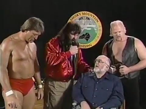 Paul Orndorff Dirty White Boy Ron Wright on Down & Dirty w/Dutch Mantell - 12/12/1992 - SMW