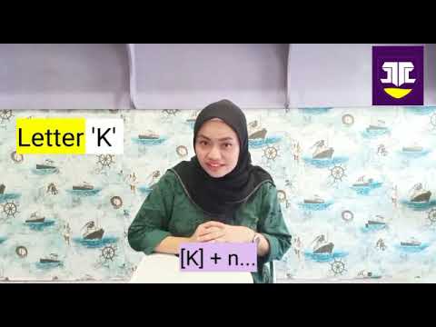 Pada video ini kamu masih akan belajar tentang "SILENT SOUNDS L and K"