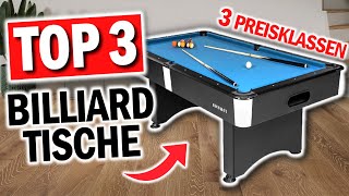 Beste BILLIARDTISCHE im Vergleich | Top 3 Billiardtische 2025