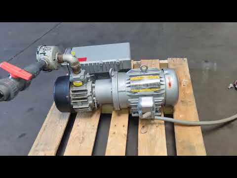 Busch R5 Oil Lubricated Rotary Vane Vacuum Pump 41 CFM 3HP Baldor Motor  #3