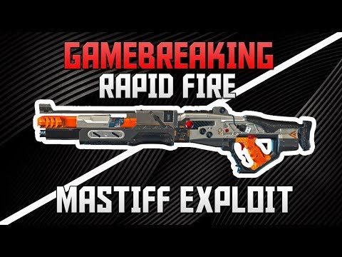 GAMEBREAKING RAPID FIRE EXPLOIT in APEX LEGENDS - HOW TO RAPID FIRE MASTIFF EXPLOIT in APEX LEGENDS