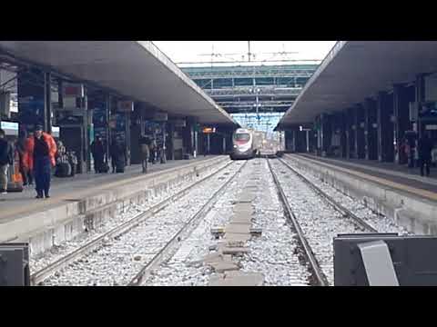 Arrivo Frecciargento a Roma Termini