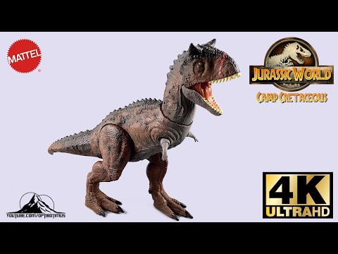 @Mattel@jurassicworld Camp Cretaceous CARNOTAURUS TORO Video Review
