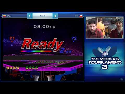 The Moska's 3 SSBM - Wito (Fox) vs Gonz (Luigi) - Pools