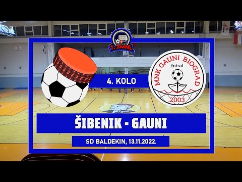 ŽMNL: ŠIBENIK - GAUNI  1:1, 13.11.2022.