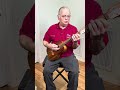Gary Sill on a Kamaka ukelele (1985 version) and how it is tuned for easy playing like a guitar