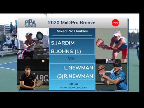 * 2020 PPA Mesa Qualifier MxDPro Brz/Gold; NewmanX2 v Jardim/Johns; Jardim/Johns v Kovalova/Wright