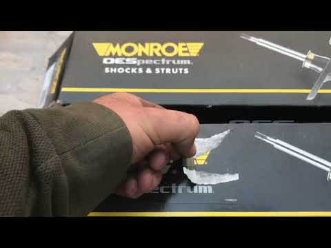 Unboxing online shocks Difference Monroe VS NAPA 37290 Same shock different label repackaging
