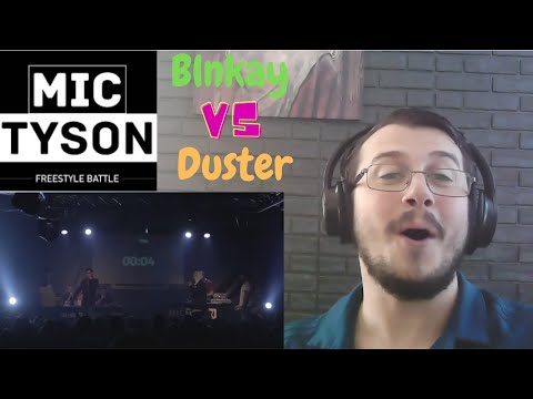 Reazione Mic Tyson - Freestyle Battle 2017 || Blnkay VS Dusted (ottavi di finale, turno 3) REACTION