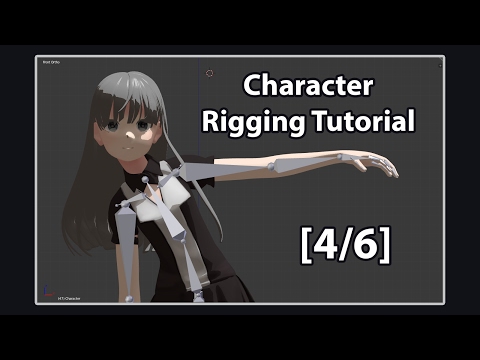 1 6 Complete Character Rigging Guide w Hair Physics Blender Tutorial
