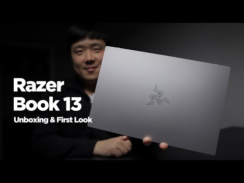 Razer Book 13 - 13" Professional Laptop with Intel 11th Gen CPU - Unboxing and First Look