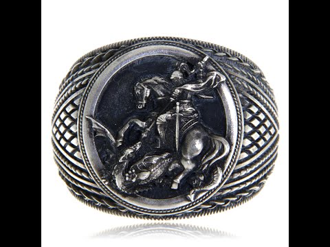 Ghiul Argint 925 Sfantul Gheorghe - Curaj si Protectie