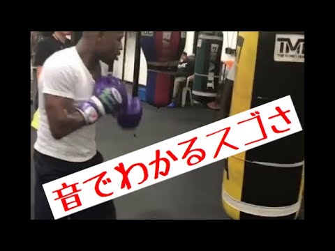 【貴重映像】メイウェザーのサンドバッグレッスン