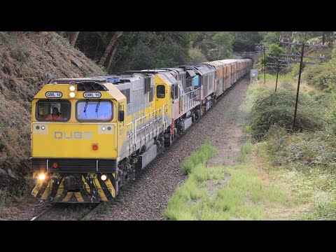 GML10 ON SCT FREIGHT & LORAM RAIL GRINDER - Rare Trains of South Australia