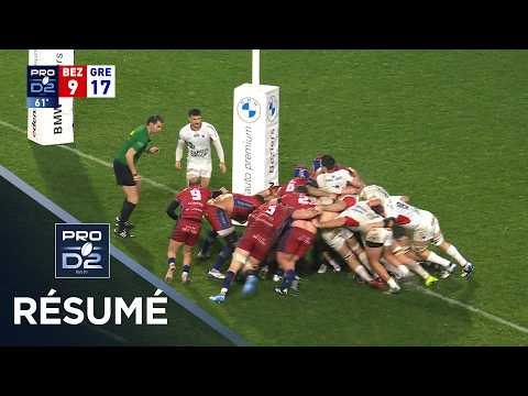 PRO D2 Saison 2025-2026 J20 - Résumé AS Béziers Hérault - FC Grenoble Rugby