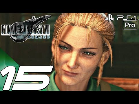 FINAL FANTASY VII REMAKE - Gameplay Walkthrough Part 15 - Saving Wedge & Shinra Lab (PS4 PRO) 100%