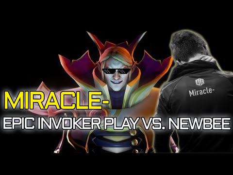 Miracle- EPIC Invoker Play vs. Newbee Dota 2
