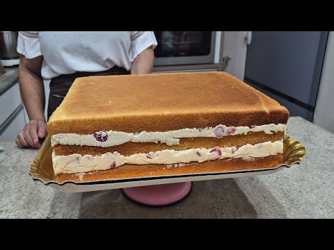 CAKE CUTTING FOR 65 PEOPLE / TEACHING DOUGH FILLING AND DECORATION IN THIS VIDEO @PARISCAKEDESIGNER