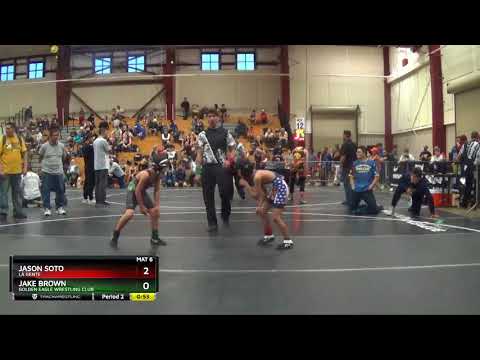 True Beginner Intermediate 59-61 B Jason Soto La Gente Vs Jake Brown Golden Eagle Wrestling Club