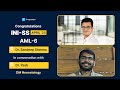 Dr Yash AML 6 In INI SS April 25 Shares His Success Story With PrepLadder