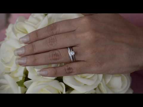 0.24 Ct. Twelve Stone Channel Set Straight Wedding Ring - TwoBirch TB-WR-0243-WG-E