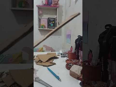 Fazendo um mini dragão de papel,(aviso!sem som e falas)