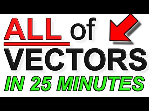 A Level Physics Revision: All of Vectors (in 25 minutes)