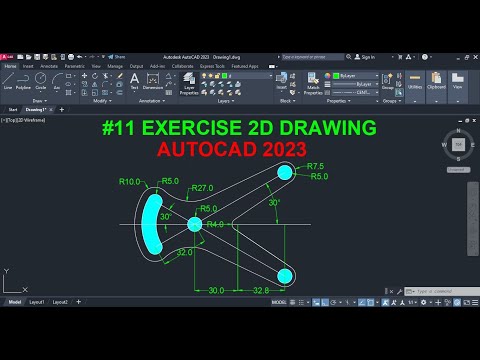 AutoCAD 2D exercise 1