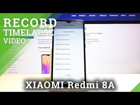 How to Change Time Lapse Recording Speed in XIAOMI Redmi 8A – Customize Time Lapse Feature