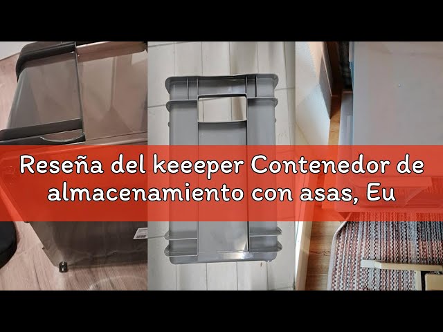 Vídeo relacionado con Caja de almacenamiento EURO-BOX, colección Bruno ECO, tamaño XXL, 52x43x28, ECO Verde