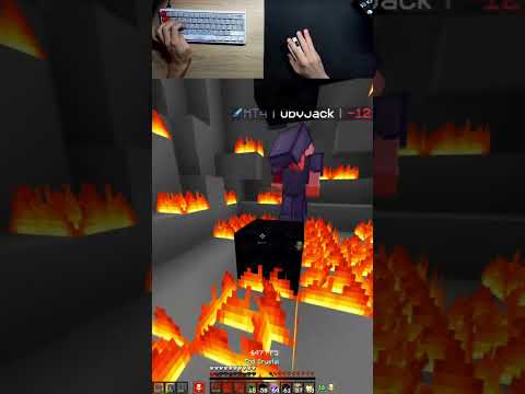 Drag Click + Crystal PvP Minecraft💀 #shorts