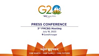
Presidency Media briefing after the 3rd Finance Ministers and Central Bank Governors meeting in Gandhinagar, Gujarat