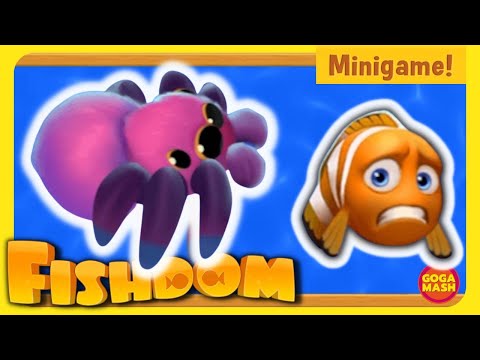 Fishdom Minigame 9 Save the Fish from The Tarantula Spider How To Walkthrough
