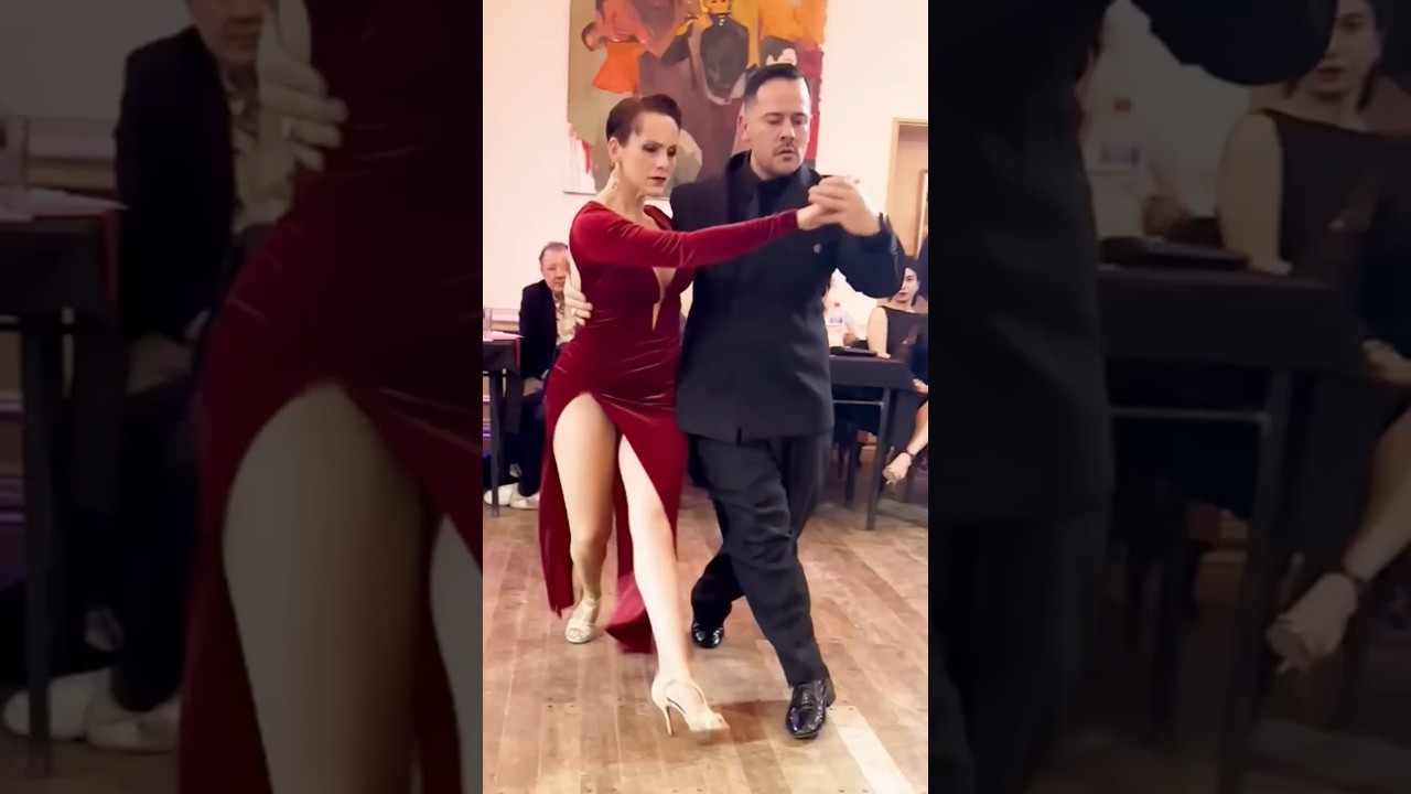 Sabrina Véliz y Alejandro Lencina.De Barro (Pugliese) En lo de Balmaceda Milonga 8ago26