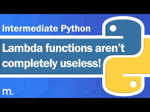 Lambda Functions In Python Are Not Entirely Useless Intermediate Python Tutorial Updated 2023