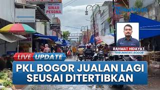 Bak Tak Kapok! Seminggu Setelah Ditertibkan, Ratusan PKL di Pasar Bogor Kembali Berjualan