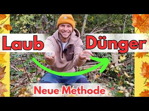 Leaves as super fertilizer🍂With this ingenious method you can turn leaves into super compost!