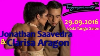 Jonathan Saavedra and Clarisa Aragon in Lodz Tango Salon