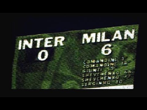 The famous match -Ac Milan vs Inter Milan (6-0) 2001 HD