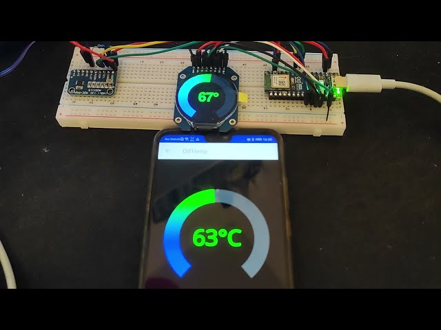 Arduino Oiltemp Sample!