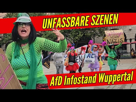 ‼️ If you haven't seen it, DON'T BELIEVE IT ‼️ Wuppertal AfD Infostand