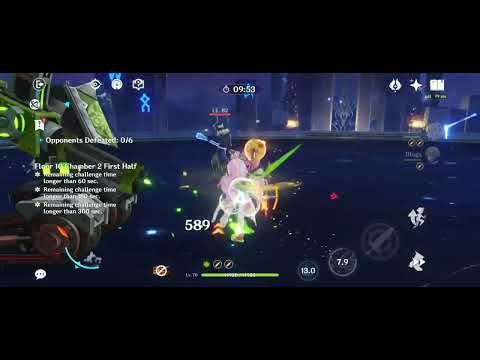 Luna IV Spiral Abyss: Floor 10 - Zibai F2P 3-Character Team Clear
